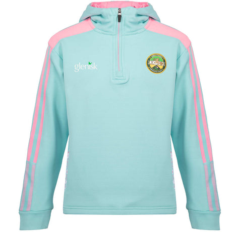 O'Neills Offaly GAA Ballinrobe Girls Half Zip Hoodie